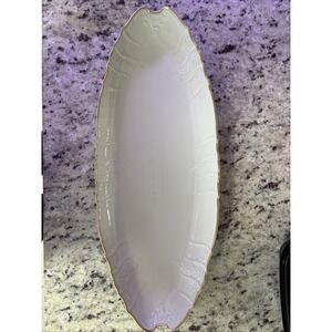 Formalities by Baum Bros Bernadotte Ivory Tray 20.5" L X 7" W, serving piece